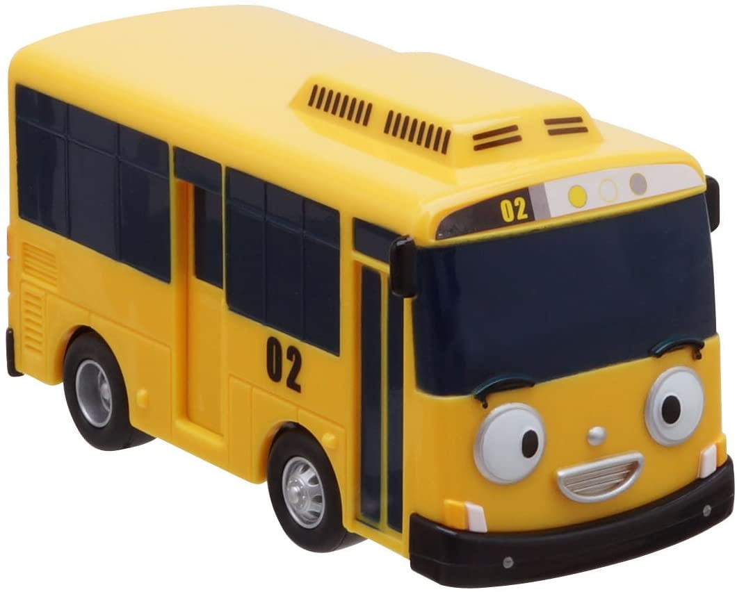 2 X Little Bus TAYO RANI & GANI Character Toy Pull-Back & Go/Korean TV Animation 