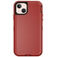 thumbnail image 3 of For Apple iPhone 13 Mini 5.4 inch Heavy Duty Defender Armor Hybrid Case Cover With Clip Red/Black, 3 of 4