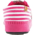 thumbnail image 3 of Children's Acorn Critter Novelty Moc Slipper Pink Pearl Fleece/Poly Cotton 8-9 M, 3 of 5