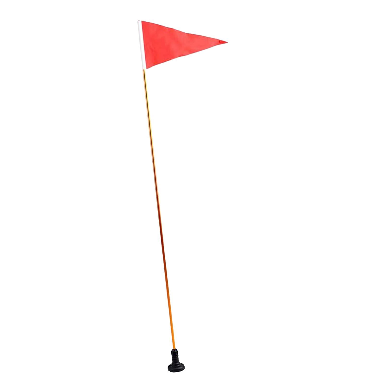 Wzmzjy 120cm/ 4ft Kayak Flag Kayaking Visibility Kit DIY Accessories Boat Flag Base for