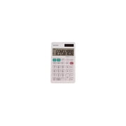Sharp EL-377WB 10-Digit Display Handheld Calculator Battery Powered, White