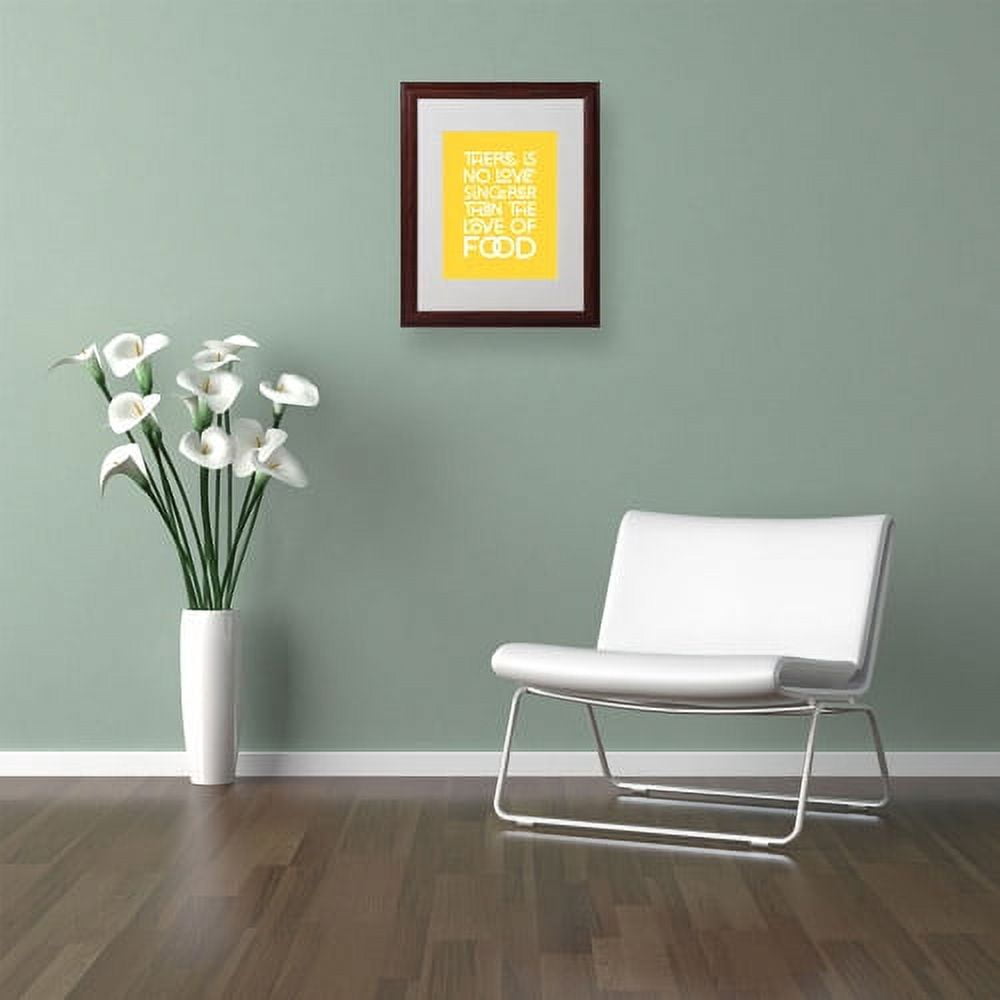 Trademark Fine Art "Sincere Love of Food V" Canvas Art by Megan Romo, Wood Frame