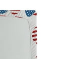 thumbnail image 2 of Ambesonne American Flag Fitted Sheet, Flag Patriot, Queen Size, White Red, 2 of 2