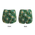 thumbnail image 3 of Rateoe Thorns Of Macro Cactus Printed 2 in 1 Women's Workout Shorts for Athletic Gym Running Shorts with Phone Pockets-, 3 of 7