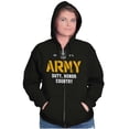 thumbnail image 3 of US Army Est 1775 Duty Honor Country Zip Up Hoodie Men's Women's Brisco Brands M, 3 of 6