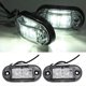 thumbnail image 1 of LED Clearance Car Trailer Caravan 12V 2pcs White Side Marker Lights Tail Waterproof 05W super Lamp Truck Best, 1 of 5