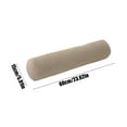thumbnail image 3 of Cylindrical Pillow Cover, Body Pillow Cover, Long Round Roll Cylinder Pillow Cover, Yoga Bolster Pillow Cover, Machine Washable, Khaki, 3 of 6