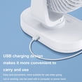 thumbnail image 4 of Iumwxz 4 Speed Adjustable Desktop Fan with Oscillation, USB Powered Portable Quiet Fan for Office Desk Dormitory Bedroom, Long Battery Life Rechargeable Personal Cooling Fan with Remote Control, 4 of 7