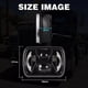 thumbnail image 5 of Par Faros 5x7 Cuadrado Jeep Cheroke Nissan Camión D21 Yj Xj, 5 of 8