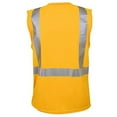 thumbnail image 2 of Cordova V420-S Cor-Brite Type R, Class II, Orange Birdseye Mesh T-Shirt, Sleeveless, Chest Pocket, 2-Inch Silver Reflective Tape, Small, 2 of 3