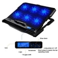 thumbnail image 2 of Cooler Laptop Cooling Pads Panel Lcd De 14/15,6 Pulgadas Ajuste De Silencio Velocidad Del Viento (Negro) Yuarrent EL009802-00, 2 of 5