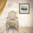 thumbnail image 3 of PI Studio 20x20 Gold Ornate Wood Framed with Double Matting Museum Art Print Titled - Navy Stripes I, 3 of 4
