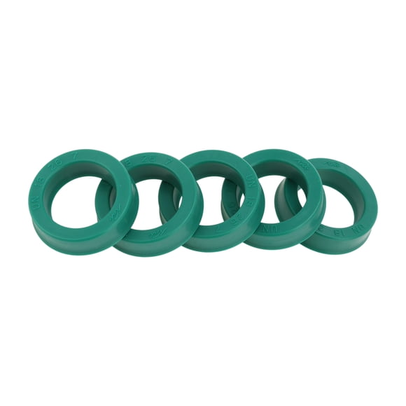Anillo de Sello de Aceite Universal Labio UN Sello de Eje Rotativo 18x26x7mm Alta Presión TPU Verde 5 Pcs