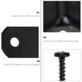 thumbnail image 2 of Miangastore 1 Set Sound Box Iron Protection Corner Furniture Collision Protection Corner, 2 of 9