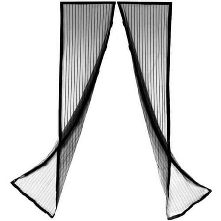 ALEKO SDMG39X82BK Magic Mesh Magnetic Ventilating Door Screen, Black