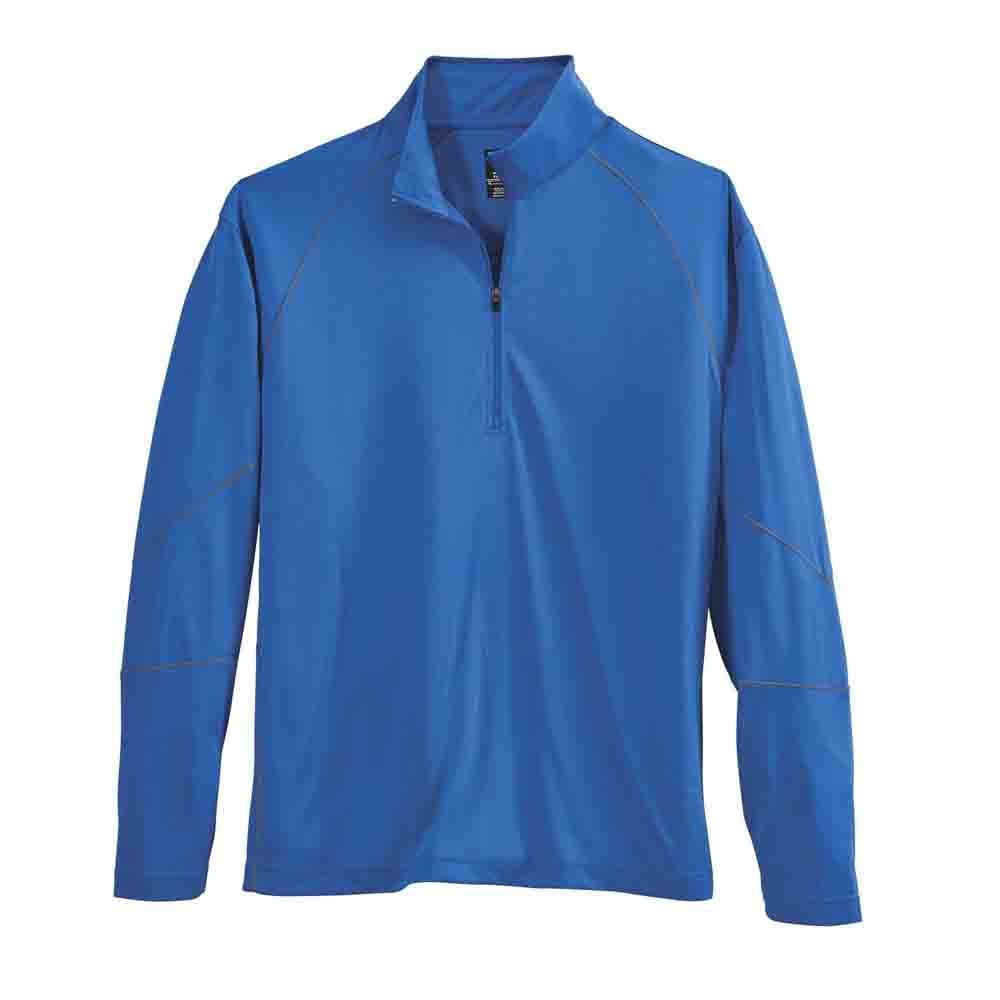 Page & Tuttle Mens Quarter Zip Coverstitch Jersey Golf Casual Outerwear ...