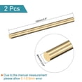 thumbnail image 2 of Unique Bargains 6mm Diameter 100mm Length Brass Solid Round Rod for DIY Craft 2 packs, 2 of 4