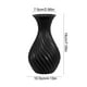 thumbnail image 3 of Textura cerámica imitativa de jarrón plástico hidropónico | Recipiente decorativo para arreglos florales | Compartimento de almacenamiento de agua | Diseño de piña corrugada | Blanco, Naranja, Azul,, 3 of 6