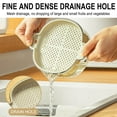 thumbnail image 4 of Large Kitchen Strainer Colander Set, Double-layer Plastic Vegetable Washing Basket with Detachable Bowls, Non-slip & Dishwasher Safe for Easy Draining and Cleaning, Ideal for Washing Fruits,, 4 of 9