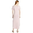 thumbnail image 2 of Time and Tru Women's V-Neck Knit Maxi Dress with Short Sleeves, Sizes XS-XXXL, 2 of 5