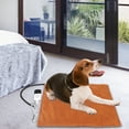 thumbnail image 6 of iMounTEK 17.7x17.7x0.2in Electric Pet Heating Pad 9 Adjustable Temperature Dog Cat Indoor Heating Mat with Timer Auto off Chew Resistant Cord for Cat Rabbit Brown, 6 of 8