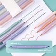 thumbnail image 3 of YOPTOP 12 Colors Student Marker Dual Tip Colored Pens Highlighter For Mark Notes/Main Points/Draw Pro Stationery Office Supplier, 3 of 6