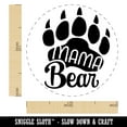 thumbnail image 2 of Mama Bear Mother's Day Paw Family Rubber Stamp for Scrapbooking Crafting Stamping - Medium 1 Inch, 2 of 7