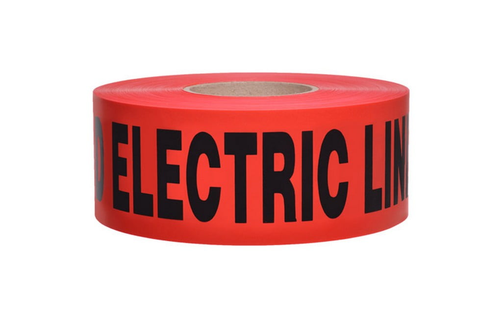 NonDetectable Underground Tape Caution Buried Electric Line Below