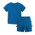 thumbnail image 5 of URMAGIC Little Boys Shorts Set Toddler Boys Summer Short Sleeve T-Shirts and Shorts Sets 2PCS 2-7 Years, 5 of 9