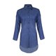 thumbnail image 5 of Blusa de camiseta irregular de manga larga con un solo pecho para mujer (Azul oscuro XL) Likrtyny Para estrenar, 5 of 7