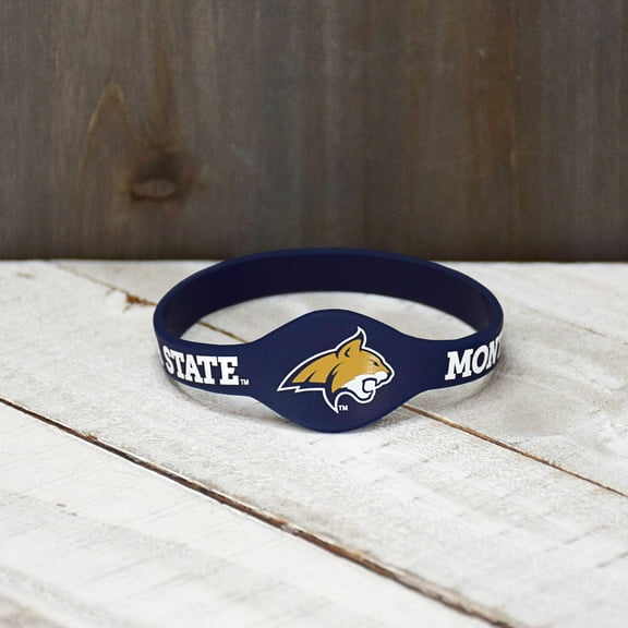 Fan Frenzy Gifts Montana St. University Bobcats UVU Silicone Bracelet Wristband Officially licensed NCAA