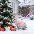 thumbnail image 6 of NWOKYZGH Rabbit Harness and Leash, Escape Proof Bunny Harness and Leash Set, Cute Bunnies Vest Clothes Stuff Walking Accessories Ferret Kitten Puppy Small Pet Animals, 6 of 6