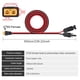 thumbnail image 2 of 12AWG 6M Hembra Cable de Extensión Conector Rápido para Auto RV Motocicleta Panel Solar Cable de Carga de la Batería, 2 of 5