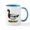 White/Blue Inside, variant on CafePress - Mallard Duck Drake Mug - 11 oz Ceramic Mug - Novelty Coffee Tea Cup