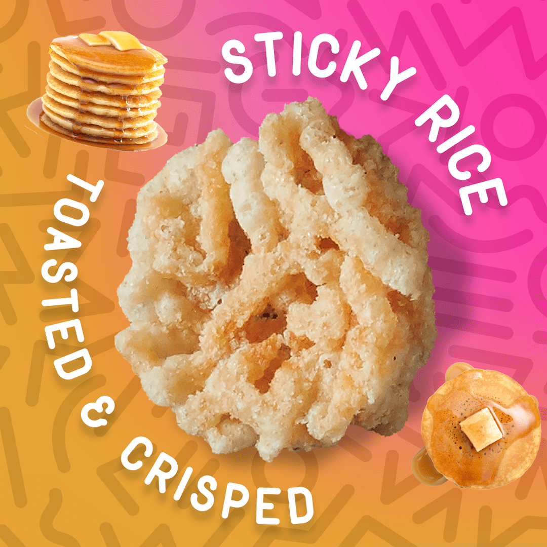 Wowza Buttery Pancake Rice Crisps, Crunchy Rice Chips, 8 Pack, 3.5 oz Bag