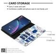 thumbnail image 2 of Wallet Case Compatible with Google Pixel 9 with Card Holder, Convertible Stand Flowers Case Magnetic for Women and Girls, Butterfly Floral Protective PU Leather Flip Case, Floral, 2 of 5