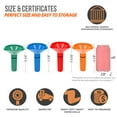 Coin Sorter Tubes and 28 Preformed Tubular Wrappers Set â€“4 Color
