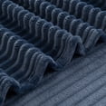 thumbnail image 3 of Mainstays Textured Plush Throw Blanket, Weathered Blue, 50 x 72 in, 3 of 5