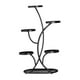 thumbnail image 3 of Estante alto de metal decorativo de 5 niveles para flores para decoración de esquinas interiores Negro, 3 of 8