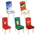 thumbnail image 3 of Christmas Dining Chair Cover Stretch Xmas Chair Cover For Dining Room Christmas, 3 of 5