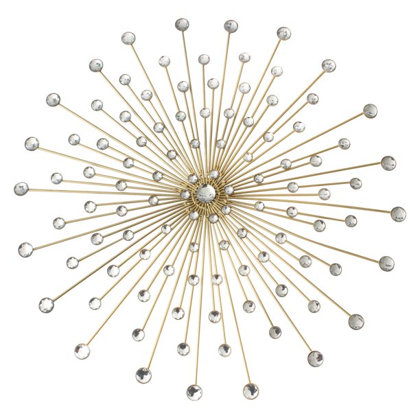 Three Hands Jeweled Starburst Wall Decor