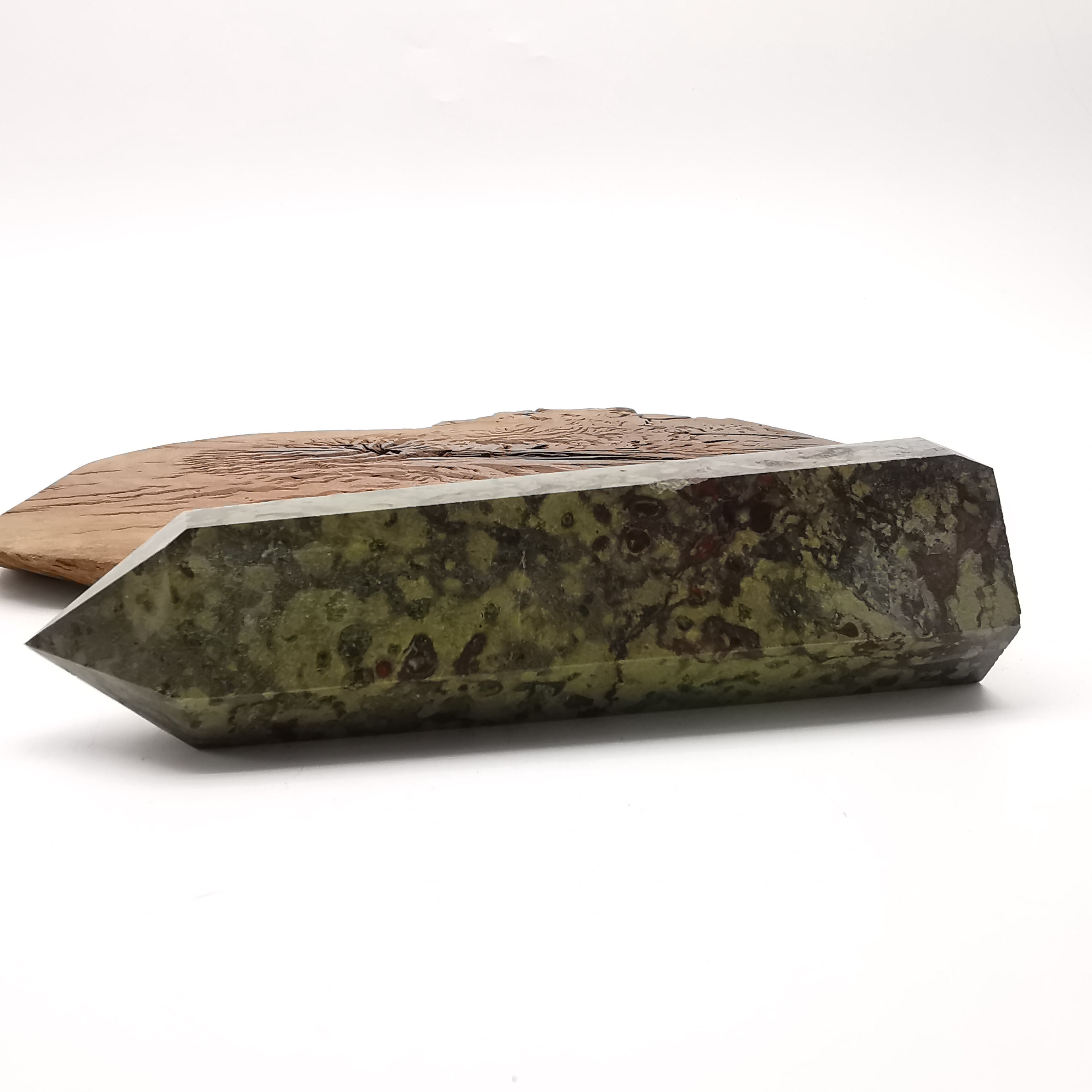 Dragonblood Stone Crystal Towers ~ Natural Healing Crystal Point Obelisk for Reiki Healing and Crystal Grid 0.77kg