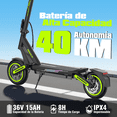 thumbnail image 3 of Scooter Eléctrico Honey Whale E9 MAX-N Negro, 3 of 8