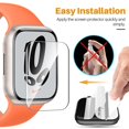thumbnail image 4 of Protector De Pantalla Transparente Película Protectora Completa Para Apple Watch Ultra 8 7 6 SE 5 4 45MM 41MM 40MM 44MM No Vidrio Para iWatch 3 2 1 38MM 42MM, 4 of 4