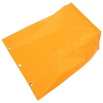RENACLIPY Canvas Janitorial Cart Bag Yellow Durable Storage for Cleaning Supplies