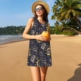 thumbnail image 3 of Disketp Snake Sleep para Vestido sin Mangas para Mujeres, Vestidos de Verano para Mujeres, Casual y Holgado para la Playa, 3 of 7