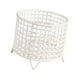 thumbnail image 2 of Cesta redonda de alambre de metal para almacenamiento en la encimera de la cocina, organizador resistente para Blanco, 2 of 9