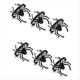 thumbnail image 1 of Juego de Anillos para Servilletas de Halloween Servilleta de Halloween con Forma de Araña Broche de Servilleta de Aleación de Metal con Forma de Araña de Diamantes, 1 of 5