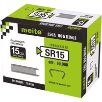 meite SR15 15 Gauge 3/4-inch Hog Rings Staples (10,000 Pieces)