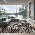 thumbnail image 2 of ODIKA 8'x10' Washable Area Rug Durable, Non-Slip Cow Print Irregular Block Inspired Pick Farm Large Grey Mosaic for Living Room, Under Sectional, Family, 2 of 7